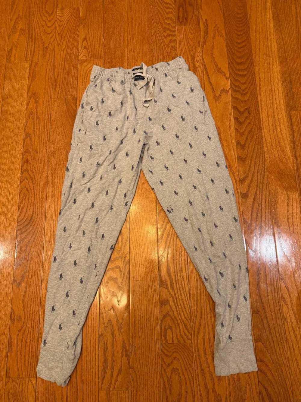 Polo by Ralph Lauren Gray Lounge Sweatpants with Navy Label size small
